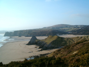 Three Cliffs bay