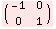 ( -1   0  )    0    1